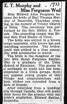 murphy earl thomas ferguson mildred alice married 1933