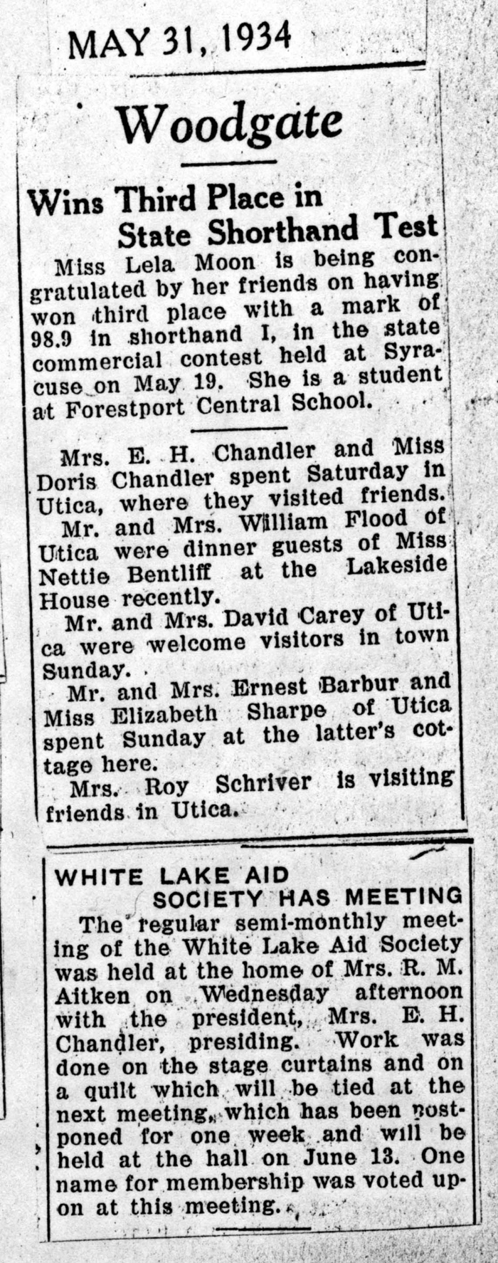 woodgate news may 31 1934 part 1