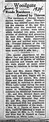 rondo residence entered by thieves june 7 1934 part 1