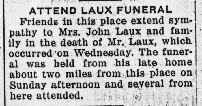 laux john obit june 20 1935
