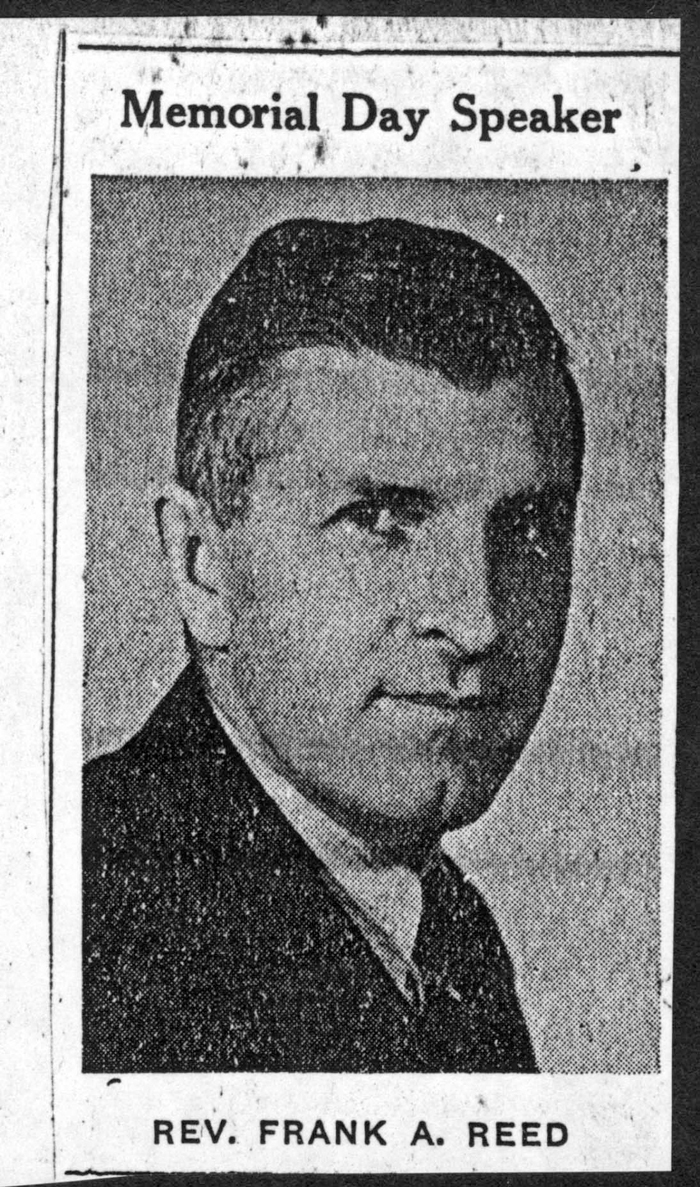 reverend frank a reed 1935