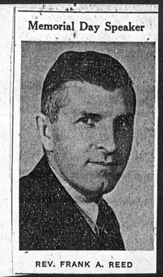 reverend frank a reed 1935