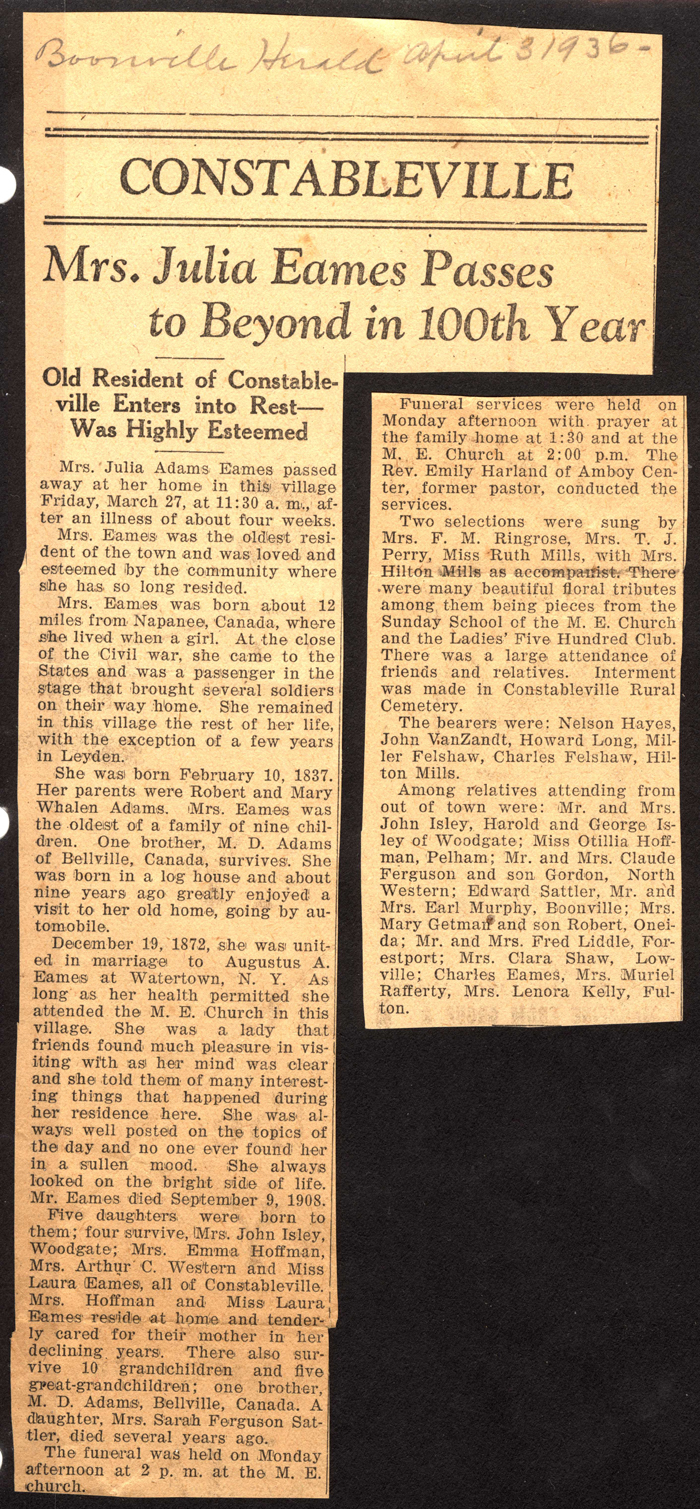 eames julia adams passes away in 100th year march 27 1936 002