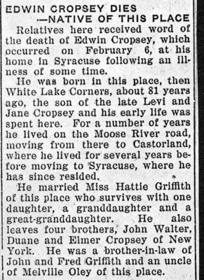 cropsey edwin husband of griffith hattie obit february 6 1936 002