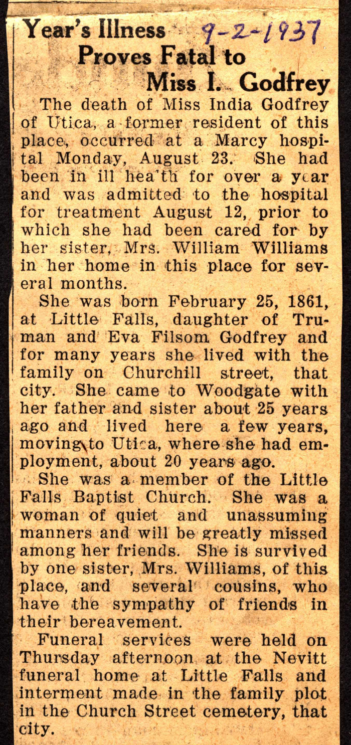 godfrey india daughter of truman and eva filsom godfrey obit august 23 1937
