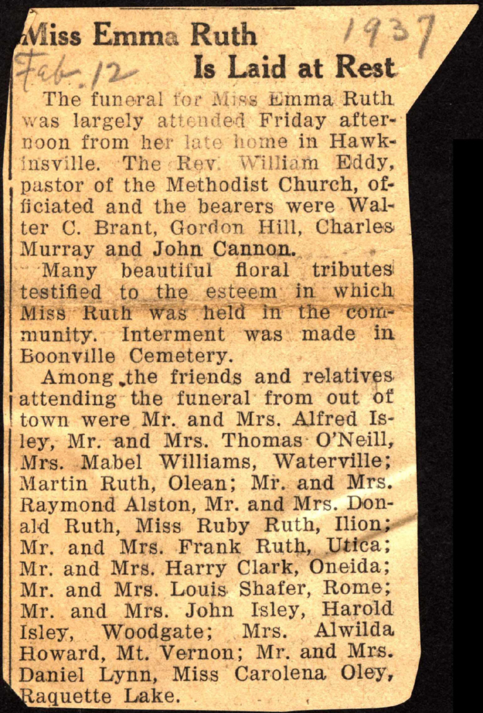 ruth emma daughter of george and sarah neejer ruth obit february 9 1937 002