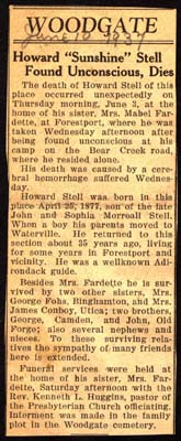 stell howard sunshine son of john and sophia morreall obit june 3 1937