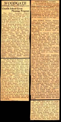 woodgate news august 26 1937