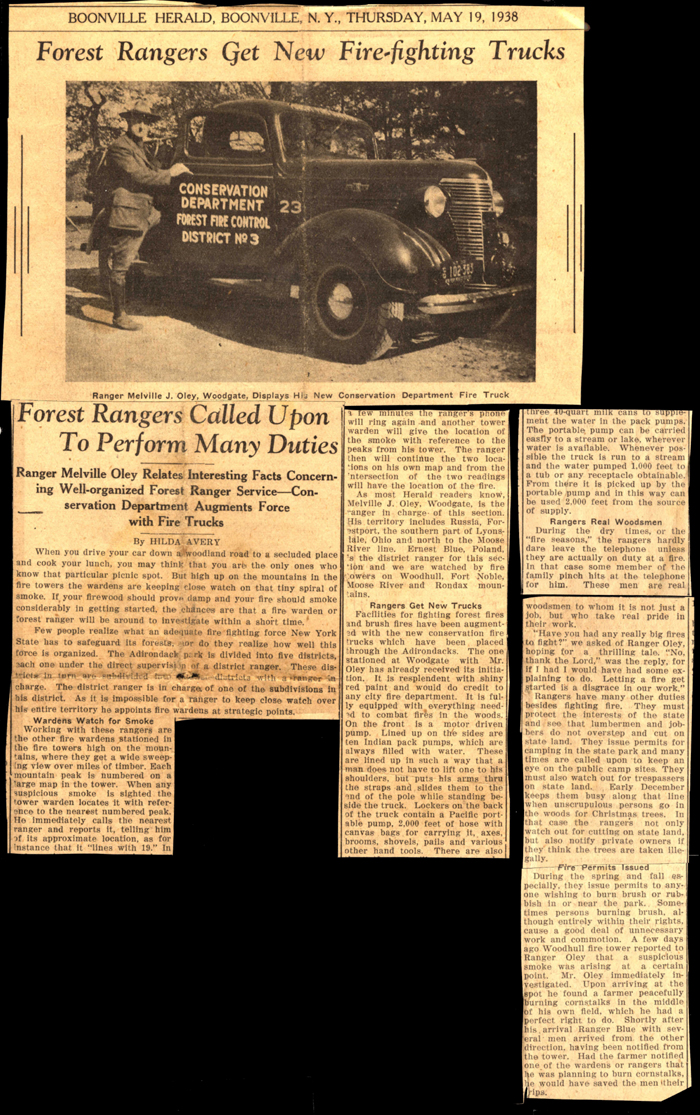 forest rangers get new fire fighting trucks may 19 1938