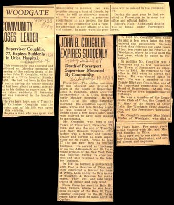 coughlin john b husband of mabel studor obit february 19 1939