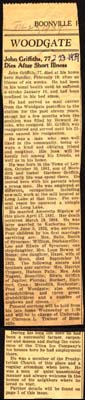 griffith john e husband of amarett r bigelow and katharine irene bailey obit february 19 1939 002