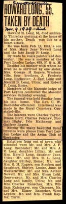 long howard n son of jacob f and jane newell long obit november 9 1939