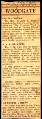 woodgate news february 16 1939