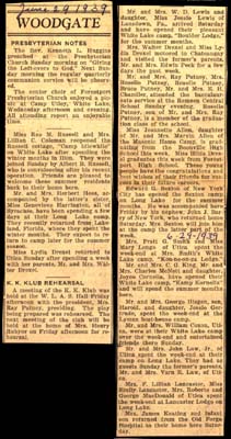 woodgate news june 29 1939