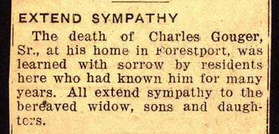 charles gouger sr dies december 1940