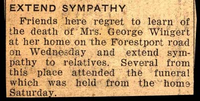 mrs george wingert dies october 1940
