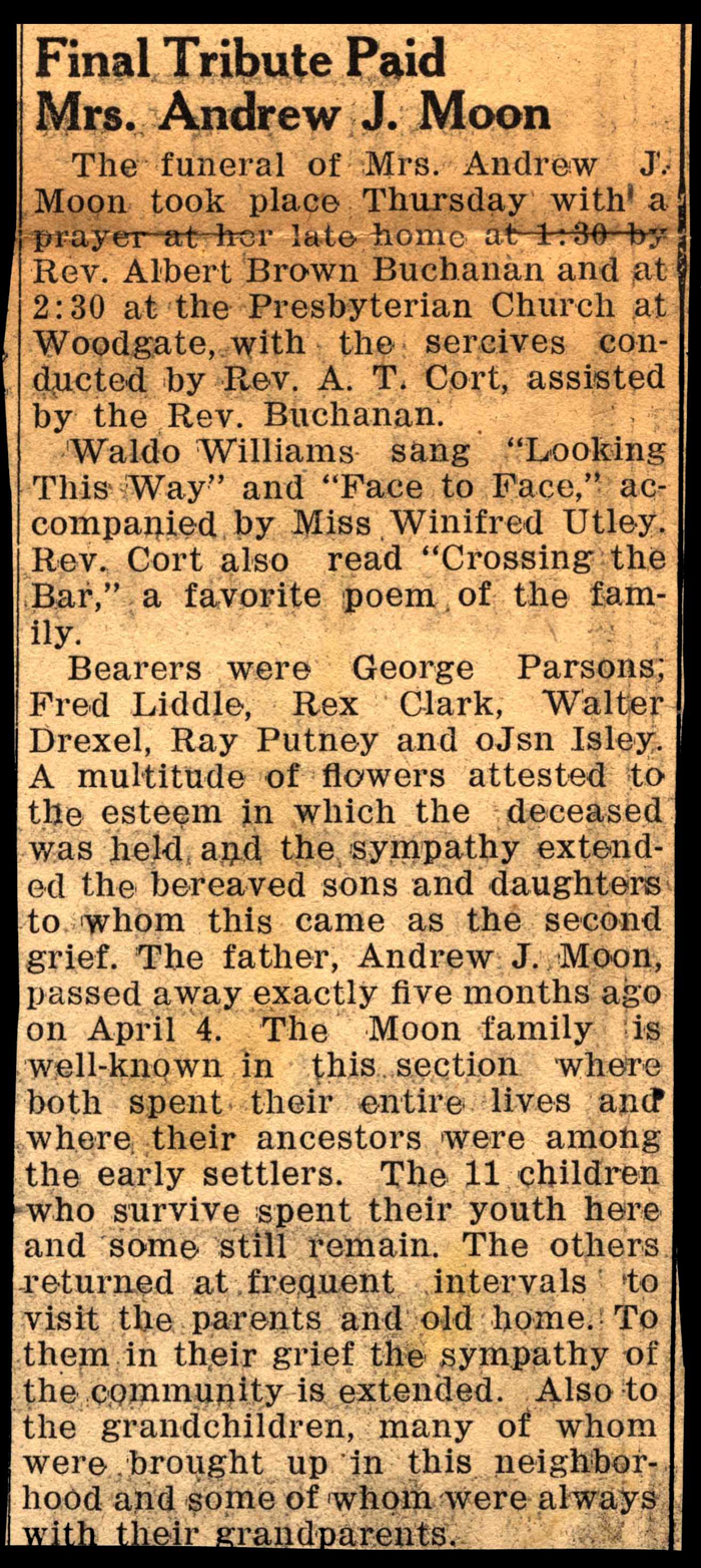 moon emma snyder wife of andrew jackson moon obit september 1 1941 002