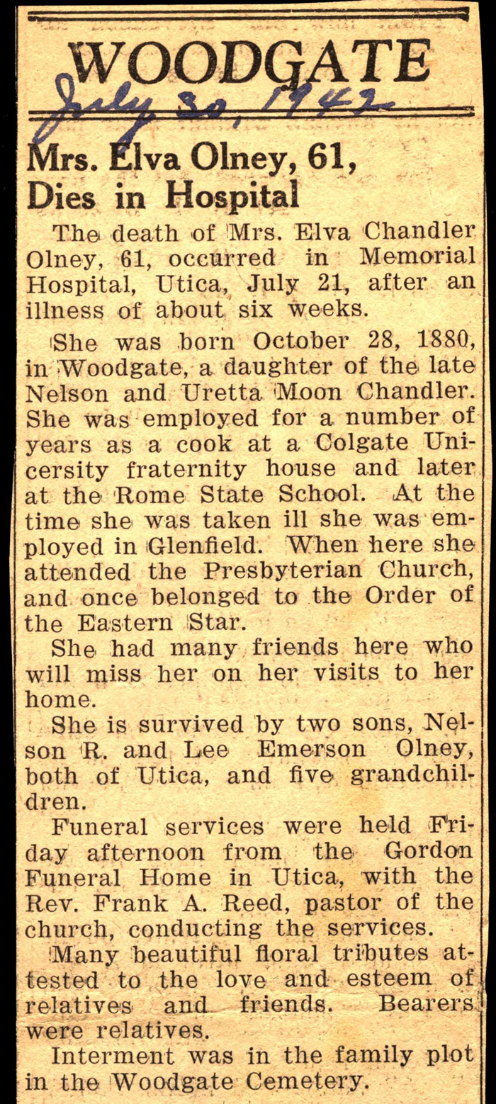 olney elva chandler dau of nelson and loretta moon chandler obit july 21 1942 002