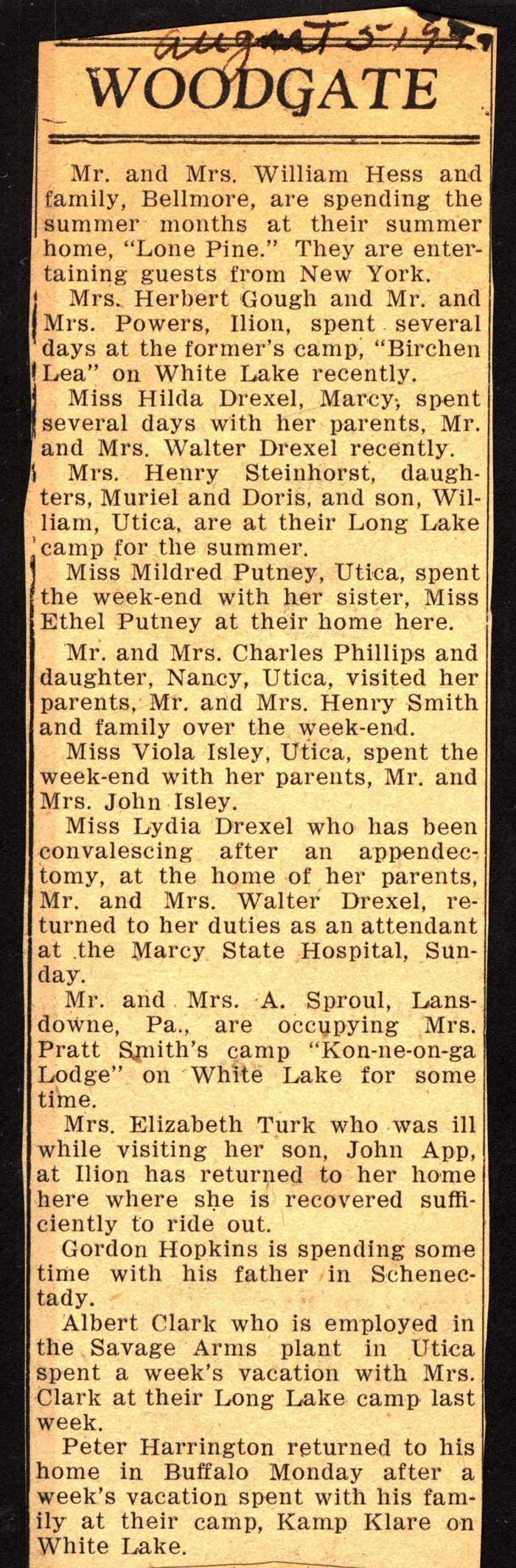 woodgate news august 5 1943