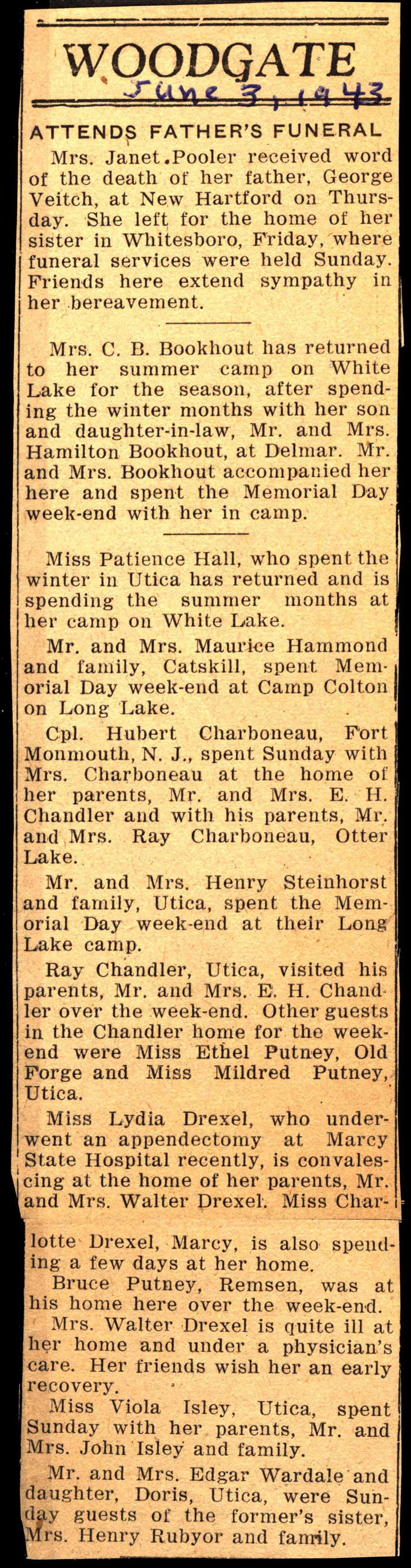 woodgate news june 3 1943
