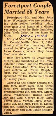 john g isley and samantha m eames isley celebrate 50th anniversary november 1 1943 001