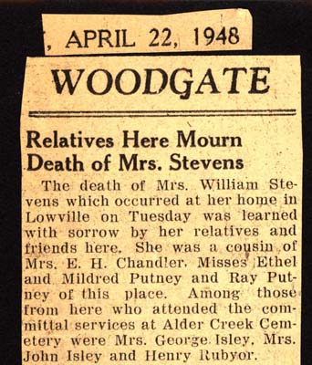 stevens mrs william cousin of mrs e h chandler obit april 1948