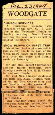 woodgate news december 23 1948