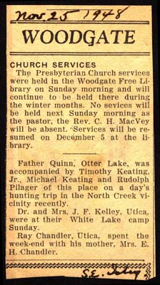 woodgate news november 25 1948