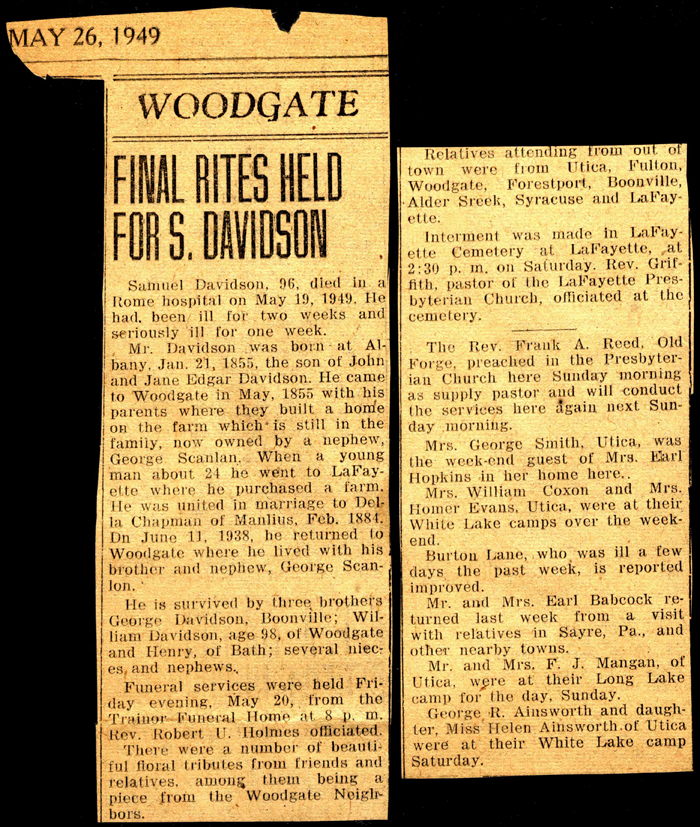 davidson samuel husband of della chapman obit may 19 1949 002