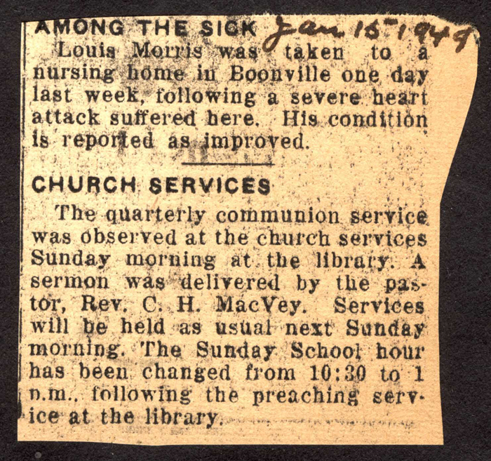 woodgate news january 15 1949