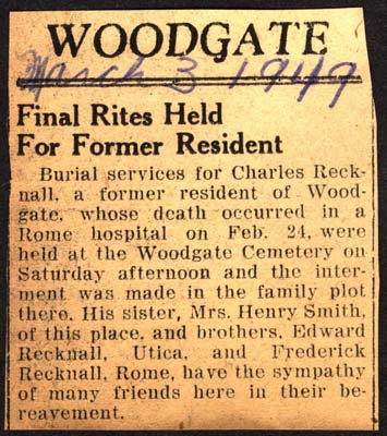 recknall charles obit february 24 1949
