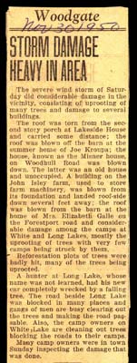 storm damage severe in woodgate area november 30 1950