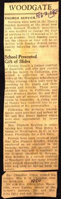 woodgate news february 2 1950