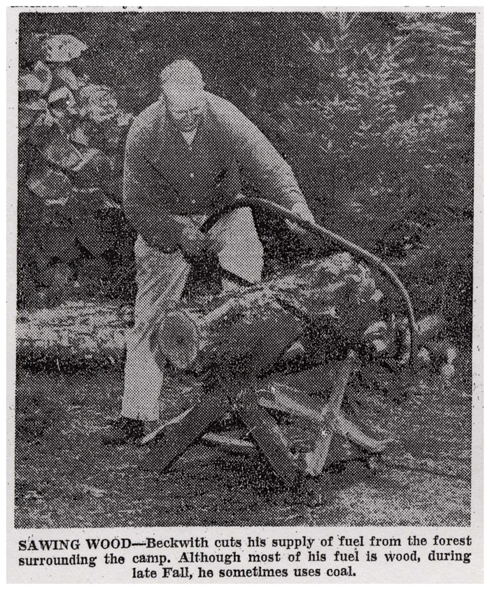 touch of genius roy beckwiths camp at long lake 1950 010