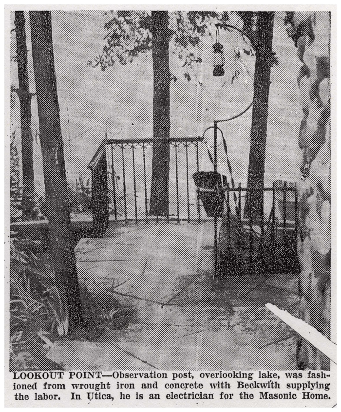 touch of genius roy beckwiths camp at long lake 1950 011
