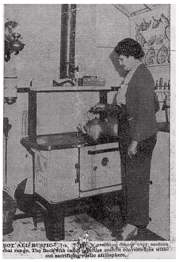 touch of genius roy beckwiths camp at long lake 1950 021