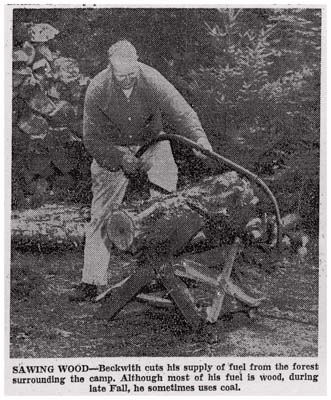 touch of genius roy beckwiths camp at long lake 1950 010