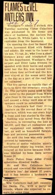 flames level colacicco antlers inn february 1957