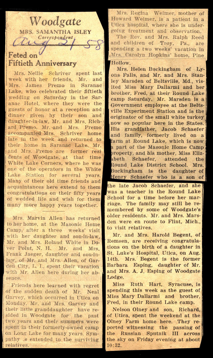 woodgate news august 21 1958