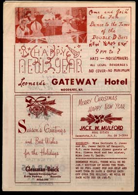 round the town vol 1 no 46 002 back cover december 24 1958