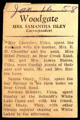 woodgate news january 16 1958