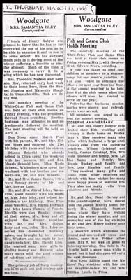 woodgate news march 13 1958