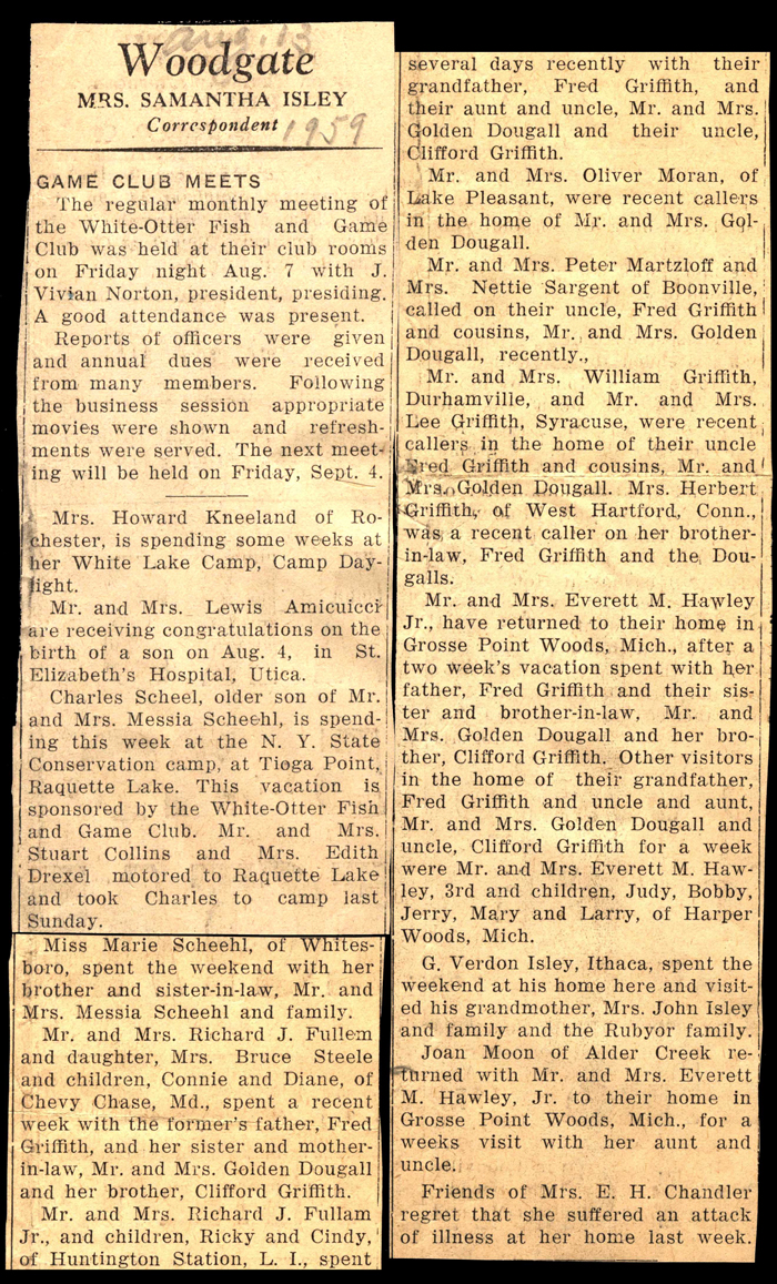 woodgate news august 13 1959