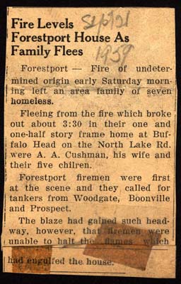 fire levels forestport house september 21 1959