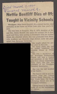 bentliff nettie obit2