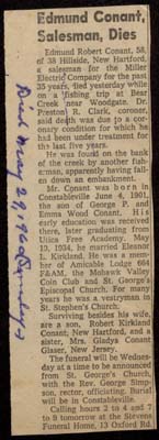 conant edmund robert obit