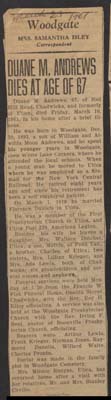 andrews duane m obit