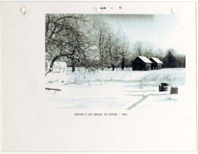 rubyors log cabin in winter