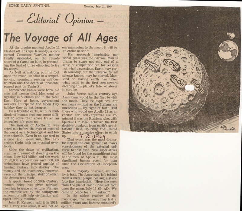 voyage of all ages rome sentinel july21