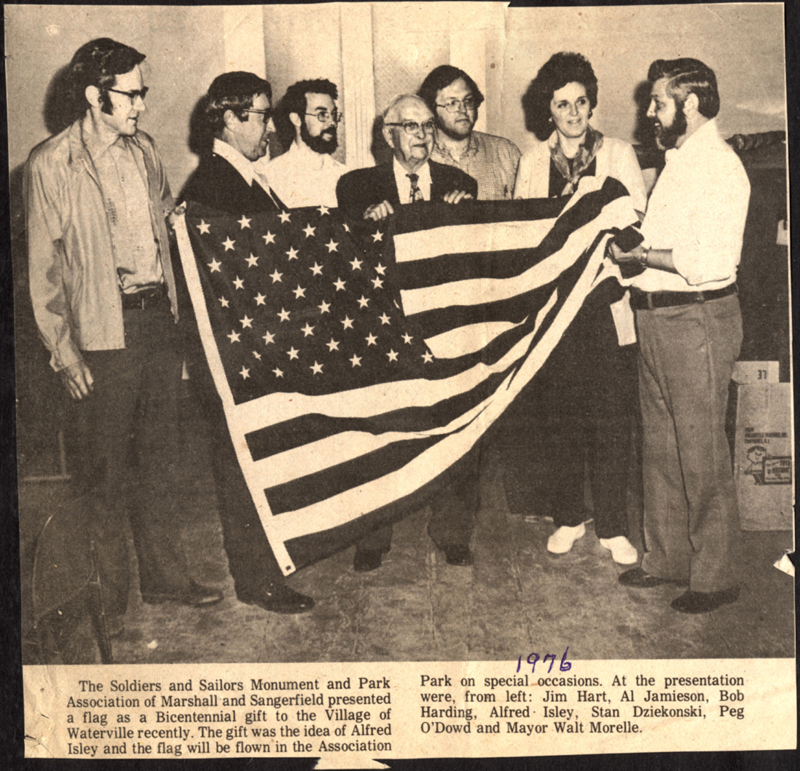 flag gift to waterville